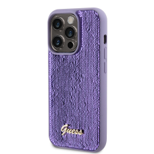Guess Apple iPhone 14 Pro GUESS GUHCP14LPSFDGSU Hátlap - Lila tok és táska
