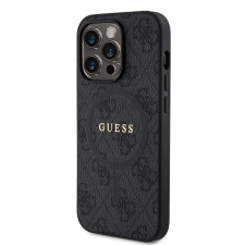 Guess Apple iPhone 14 Pro GUESS GUHMP14LG4GFRK MagSafe Hátlap - Fekete tok és táska