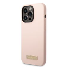 Guess Apple iPhone 14 Pro GUESS GUHMP14LSBPLP MagSafe Hátlap - Rózsaszín tok és táska