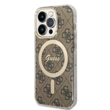 Guess Apple Iphone 14 Pro tok barna GUHMP14LH4STW (127833) (GUHMP14LH4STW) tok és táska