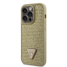Guess Apple iPhone 15 Pro Max GUESS GUHCP15XHDGTPD Hátlap - Arany tok és táska