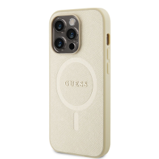 Guess Apple iPhone 15 Pro Max GUESS GUHMP15XPSAHMCB MagSafe Hátlap - Bézs tok és táska