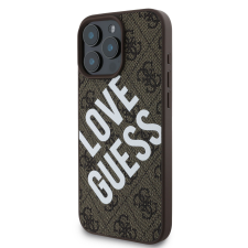 Guess Apple iPhone 16 Pro GUESS GUHMP16LP4PLGWW MagSafe Hátlap - Barna tok és táska