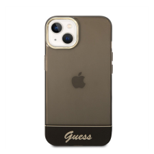 Guess Camera Outline Translucent Apple iPhone 14 Plus hátlap tok, fekete tok és táska