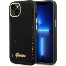 Guess Croco Collection Apple iPhone 14 Plus hátlap tok, fekete (GUE2106) tok és táska