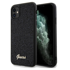 Guess Disco Metal Script tok iPhone 11 / Xr - fekete tok és táska