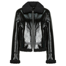 Guess Dzsekik LS ANDREA FAUX SHEARLING JKT Fekete EU L női dzseki, kabát