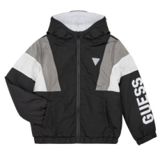 Guess Dzsekik LS HOODED PADDED JACKET W/ ZIP Fekete 10 ans