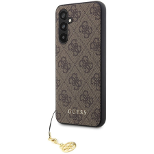 Guess Eredeti előlap tok GUESS GUHCS23FEGF4GBR Samsung S23 FE (4G Charm / barna) tok és táska