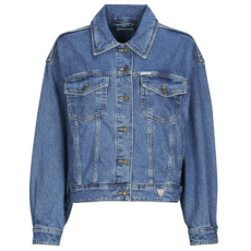 Guess Farmerkabátok OVERSIZE TRUCKER JACKET Kék EU XS
