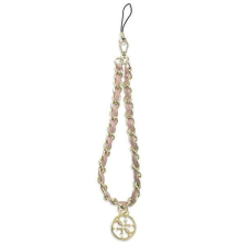 Guess feliratos telefonzsinór rózsaszín Chain Metal 4G Charm tok és táska