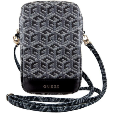 Guess G Cube fekete cipzáras PU telefon táska (GUWBZPGCSPGK) tok és táska