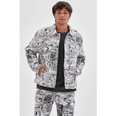 Guess Geaca din denim Guess Originals Batman Comic Print XL INTL Alb