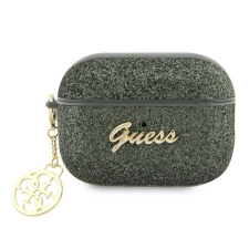 Guess Glitter Flake 4G Charm Apple AirPods Pro 2 tok , keki fülhallgató, fejhallgató tok