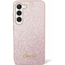 Guess Glitter Script 4G Samsung Galaxy S24 Tok - Rózsaszín (GUHCS24SHGGSHP) tok és táska