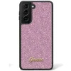 Guess Glitter Script tok Samsung Galaxy S24 - lila