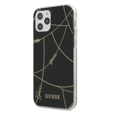 Guess Gold Chain - telefontok iPhone 12 Pro Max fekete tok és táska