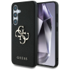 Guess Grained Big 4G Logo Small Classic Logo Samsung Galaxy S25+ kemény hátlap tok, fekete