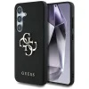 Guess Grained Big 4G Logo Small Classic Logo Samsung Galaxy S25 kemény hátlap tok, fekete