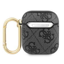 Guess GUA24GSMK 4G Script Metal Collection tok AirPods 1/2 - szürke fülhallgató, fejhallgató tok