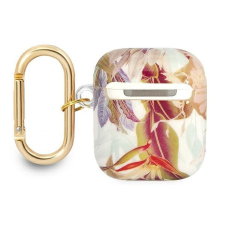Guess GUA2HHFLU Flower Strap Collection tok AirPods 1/2 - lila fülhallgató, fejhallgató tok