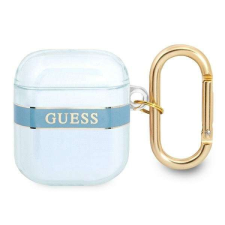 Guess GUA2HHHTSB AirPods tok kék / kék Strap kollekció fülhallgató, fejhallgató tok