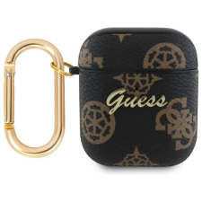  Guess GUA2PG4GPK AirPods 1/2 tok fekete/fekete 4G Hook fülhallgató, fejhallgató tok