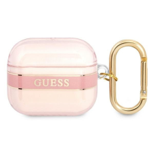 Guess GUA3HHTSP AirPods 3 tok rózsaszín / rózsaszín Strap Kollekció fülhallgató, fejhallgató tok
