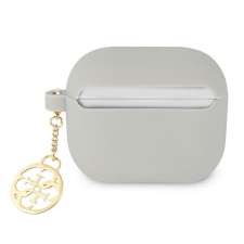 Guess GUA3LSC4EG Silicone Charm 4G Collection tok AirPods 3 - szürke fülhallgató, fejhallgató tok