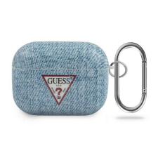 Guess GUACAPTPUJULDB Jeans Collection tok AirPods Pro - kék fülhallgató, fejhallgató tok
