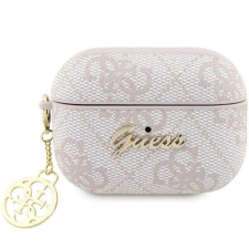 Guess GUAP2G4GSMP AirPods Pro 2 (2022/2023) tok rózsaszín 4G Charm kollekció fülhallgató, fejhallgató tok