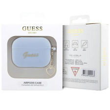 Guess GUAP2LSCHSB Silicone Charm Heart Collection tok AirPods Pro 2 - kék fülhallgató, fejhallgató tok