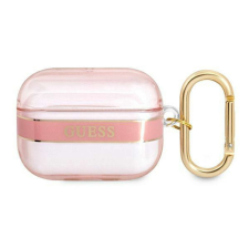 Guess GUAPHHTSP AirPods Pro borító rózsaszín/rózsaszín pántkollekció fülhallgató, fejhallgató tok