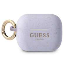 Guess GUAPSGGEU AirPods Pro borító lila/lila szilikon csillogó fülhallgató, fejhallgató tok