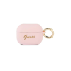 Guess GUAPSSSI AirPods Pro készülékhez tok rózsaszín Silicone Vintage Script (303033)