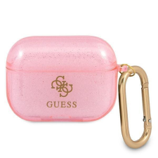 Guess GUAPUCG4GP AirPods Pro tok rózsaszín / rózsaszín csillogás Kollekció fülhallgató, fejhallgató tok