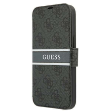 Guess GUBKP13S4GDGR iPhone 13 mini 5,4" szürke 4G csíkos könyvtok tok és táska