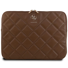 Guess GUCS14ZPSQSSGW Quilted 4G notebook táska 14" - barna számítógéptáska