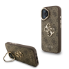 Guess Guess PU 4G Metal Logo Stand Camera Frame tok iPhone 16 készülékhez barna