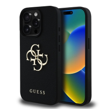Guess Guess PU Grained 4G Metal Logo tok iPhone 15 Pro készülékhez fekete tok és táska