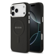 Guess Guess PU Saffiano MagSafe tok iPhone 17 Pro Max készülékhez fekete tok és táska