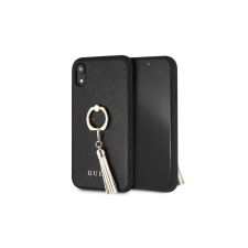 Guess GUHCI61RSSABK Saffiano tok iPhone XR - fekete tok és táska