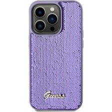 Guess GUHCN61PSFDGSU iPhone 11 6.1" Lila Keménytok Sequin Script Metal (GUE003160) tok és táska