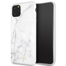 Guess GUHCN65HYMAWH iPhone 11 Pro Max fehér márvány tok tok és táska