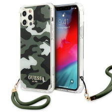 Guess GUHCP12MKSARKA iPhone 12/12 Pro 6,1" keki Camo Collection keménytok tok és táska
