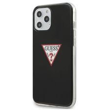 Guess GUHCP12MPCUCTLBK iPhone 12/12 Pro 6,1" fekete Triangle Collection keménytok tok és táska