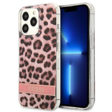 Guess GUHCP13LHSLEOP iPhone 13 Pro / 13 6,1&quot; rózsaszín Leopard keménytok tok és táska