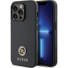 Guess GUHCP13LPS4DGPK iPhone 13 Pro 6.1" Fekete Keménytok Strass Fém Logó (GUE2712) tok és táska