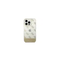 Guess GUHCP14LHG4MHG iPhone 14 Pro 6,1" arany 4G Pattern Script keménytok tok és táska
