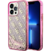 Guess GUHCP14LLC4PSGP iPhone 14 Pro 6.1" Rózsaszín Keménytok Folyékony Glitter 4G Transculent (GUE2450)
